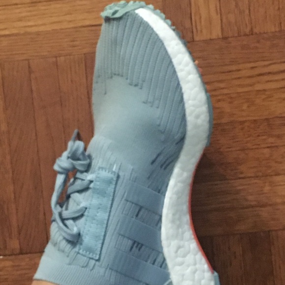 Adidas Women’s NMD Racer PK Baby Blue Sneaker - Picture 3 of 5